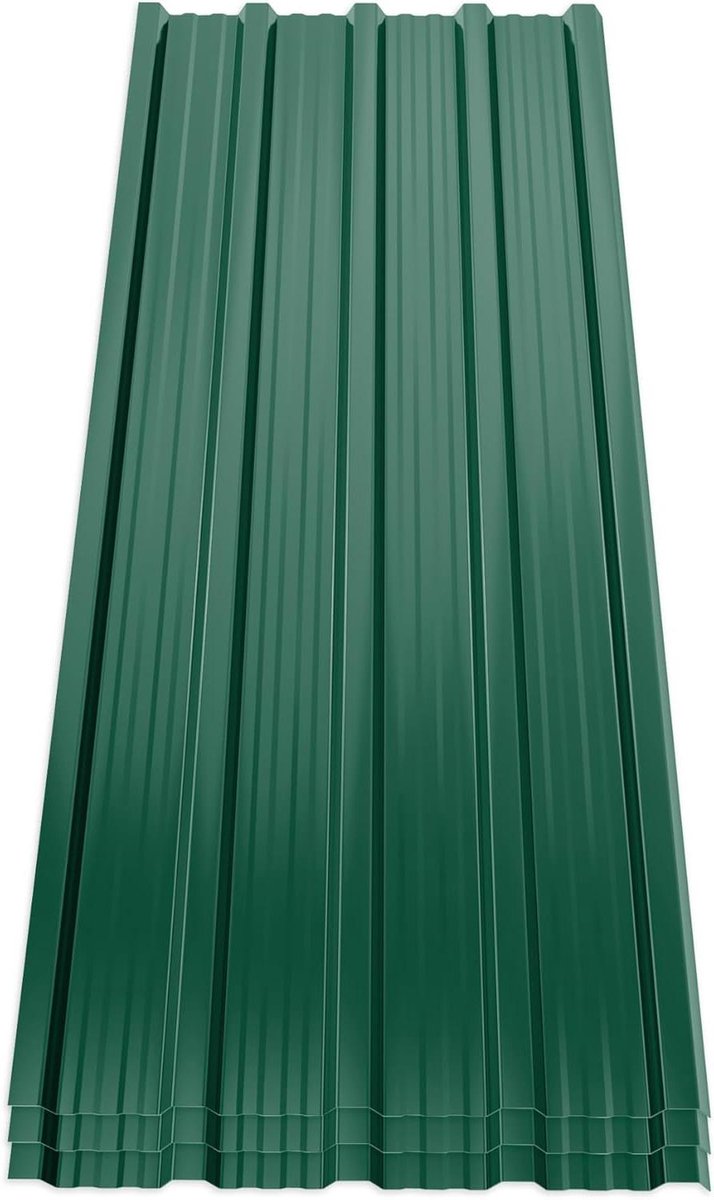 Dakplaten Metaal - Golfplaten - Daken Bedekken - Roestbestendig - 7 m² - Groen
