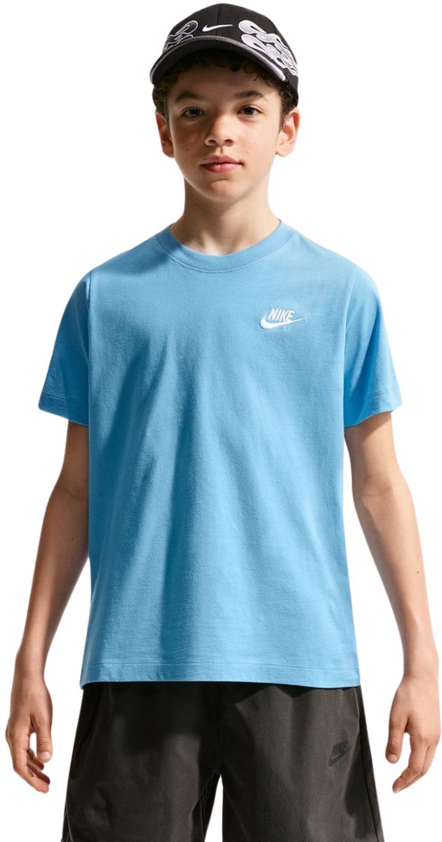 Nike T-shirt Kinderen Sportswear Lichtblauw