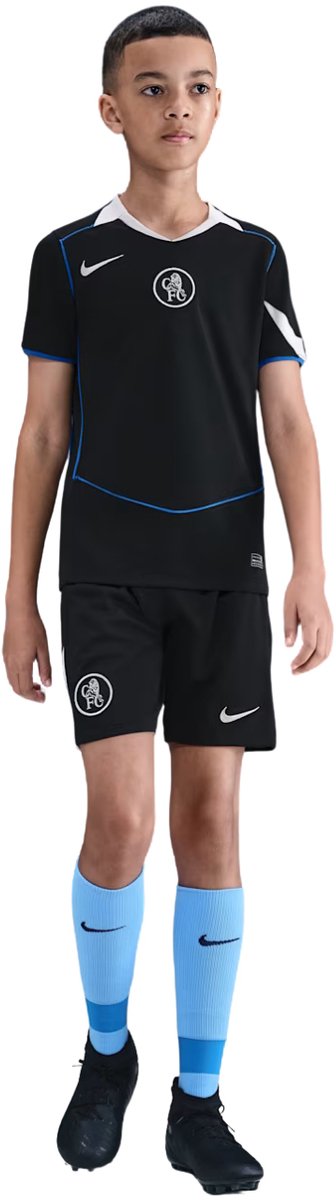 Nike T-shirt Kinderen Chelsea FC 2025/26 Stadium Third Zwart