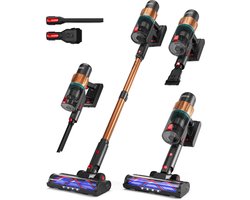 Princess Draadloze Steelstofzuiger 339525 - 25,9V - 2-in-1 Handstofzuiger - 350W BLDC Motor - Tot 50 Minuten Accuduur - Lichtgewicht