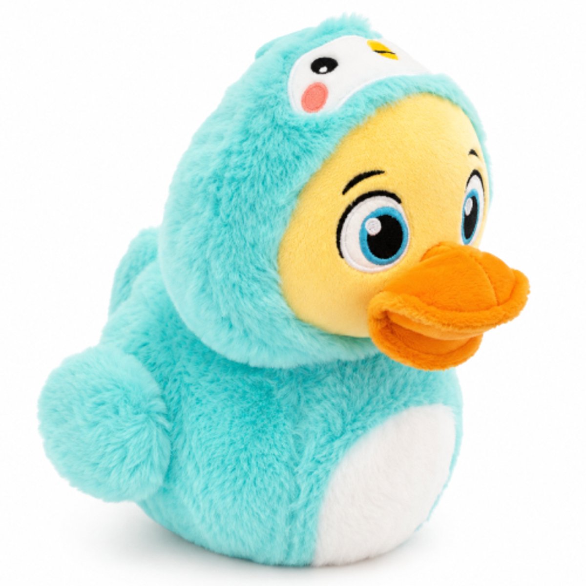 Eend in Pinguin Outfit Pluche Knuffel 30 cm - Speelgoed Knuffels voor Kinderen Jongens Meisjes - Duck Plush Toy