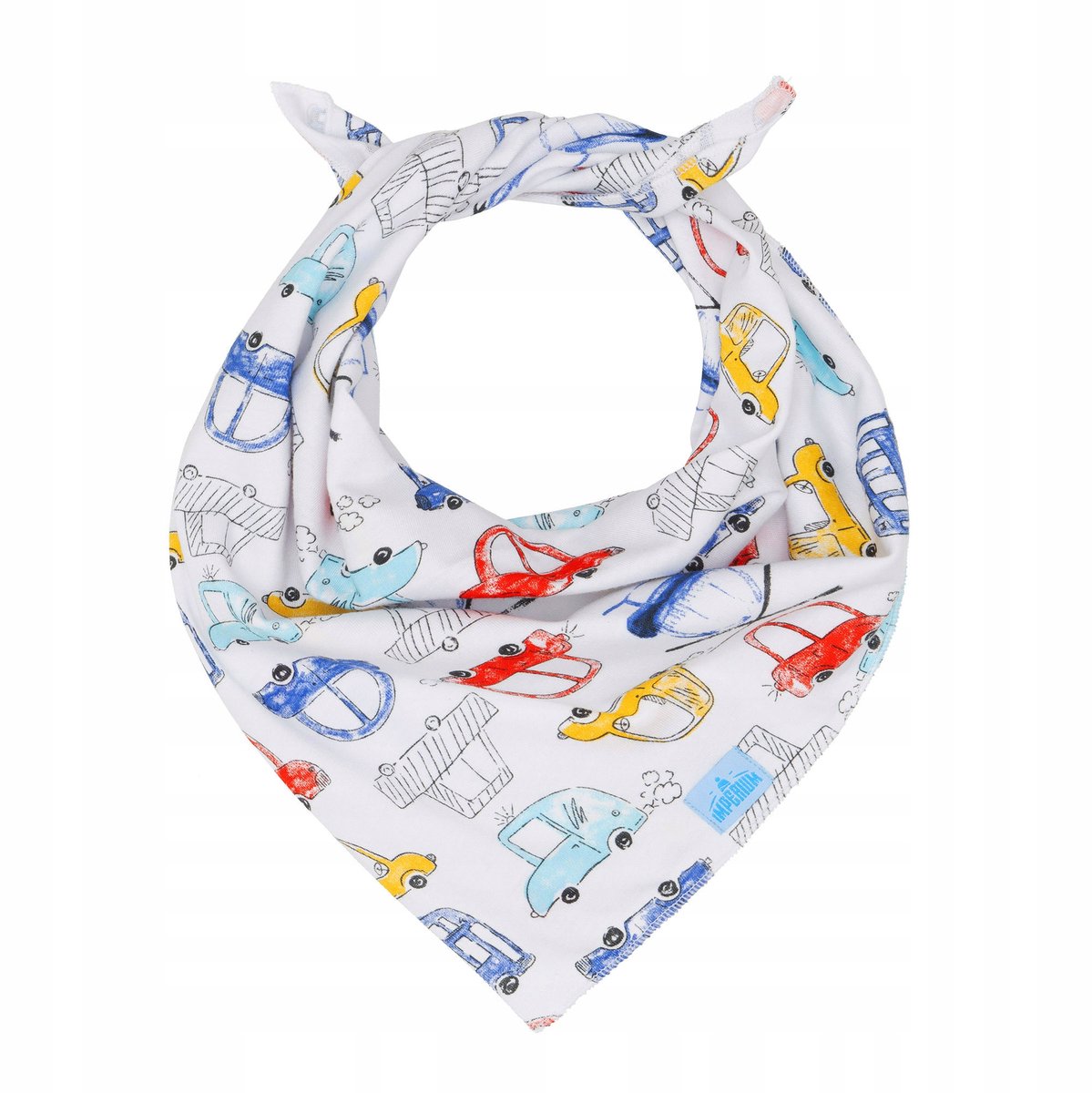 Bandana met Autootjes - Zachte Katoenen kinderbandana