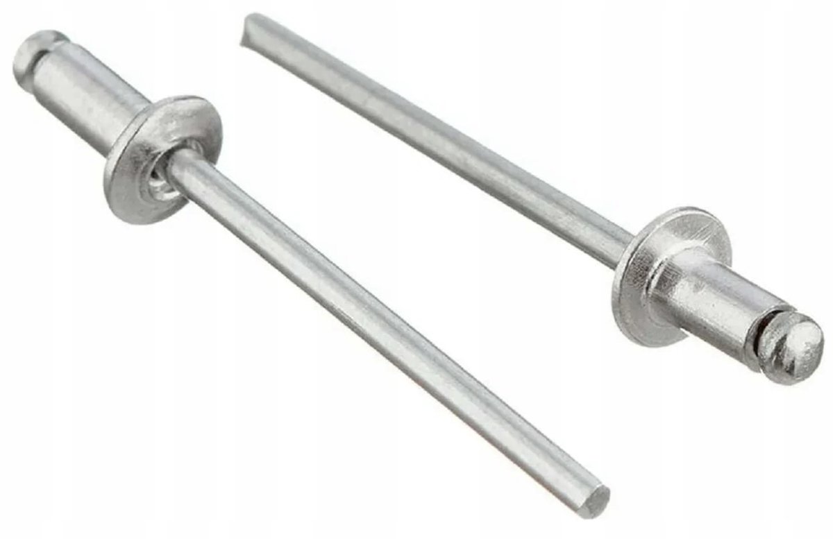 Merkloze Stalen Blindklinknagels 6x16mm, Platte Kop, 250 Stuks