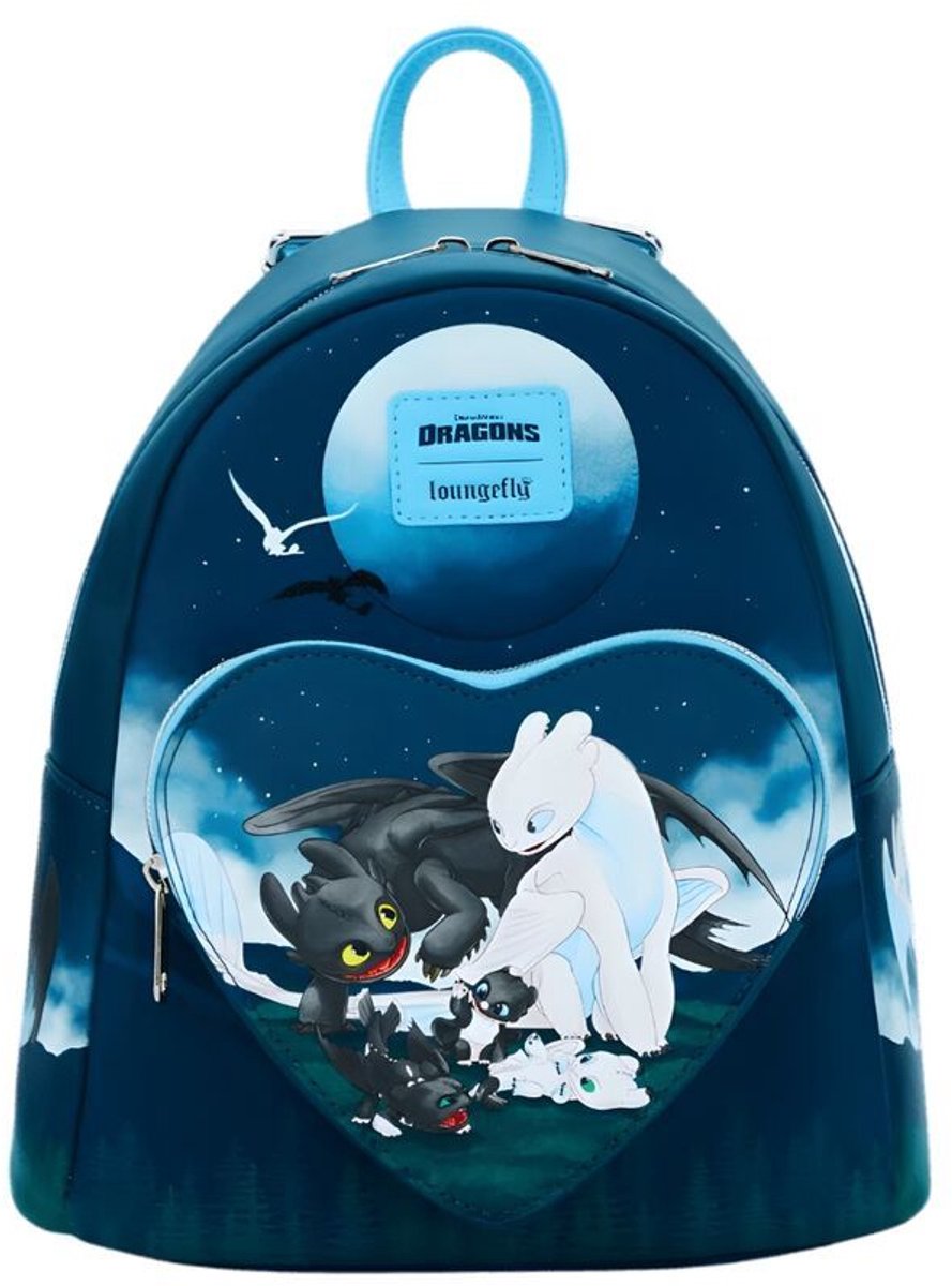 Loungefly How To Train Your Dragon Toothless & Light Fury Scene Mini Backpack