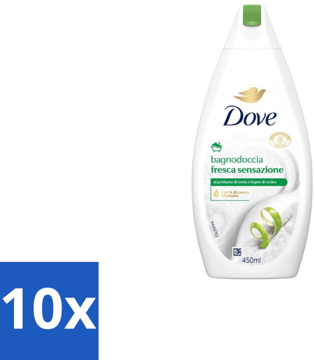 Dove – Douchegel – Fresh Sensation – 450 ml - Bulkverpakking - 10 stuks