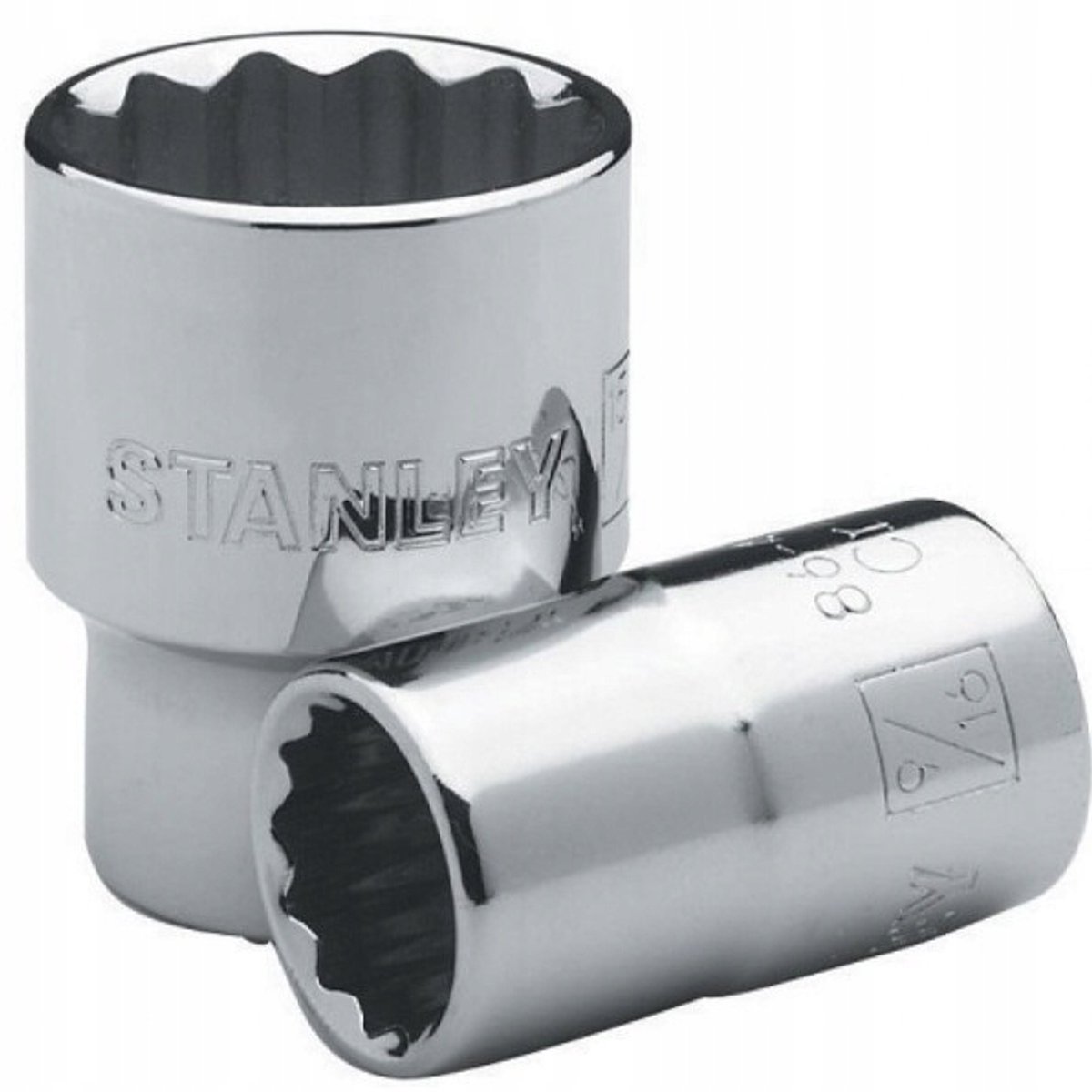 Dopslagsleutel 19mm 1/2" 12-kant, Chroom-Vanadium Staal