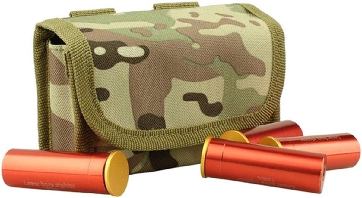 Herbruikbare Munitiehouder voor 10 Patronen - Molle Pouch voor 12 Gauge en 20G - Ideaal voor Jacht en Schietsport