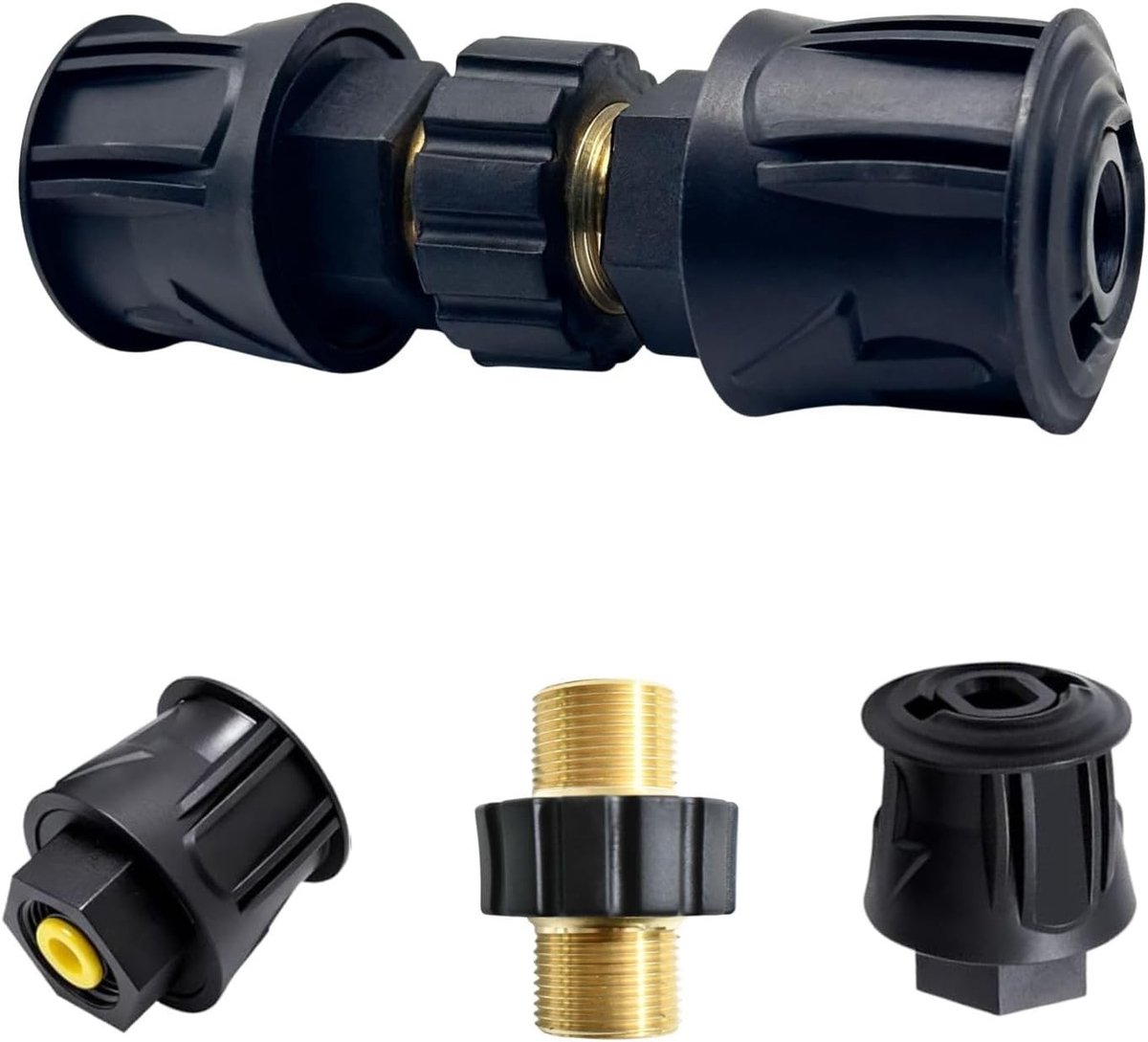 Adapter M22 14mm voor Snelkoppeling – Geschikt voor Hogedrukreinigers, Tuinaccessoires en Onderhoudsproducten