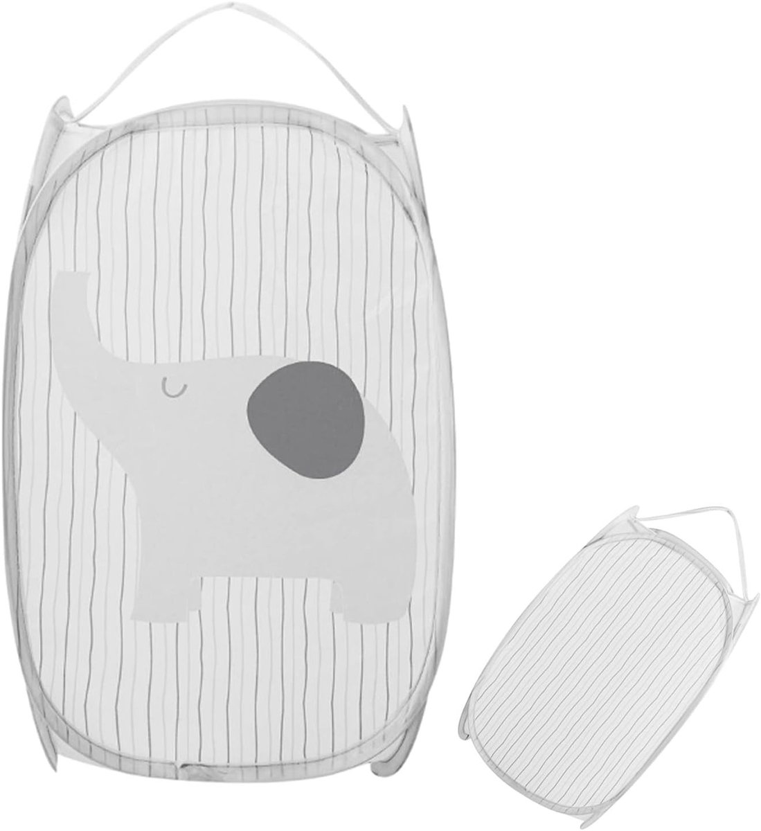 Vouwbare wasmand van gaas voor efficiënt en ruimtebesparend wassen en opbergen van kleding