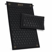 Ryce ® Nature Spijkermat - Kussen - Shakti mat - Acupressuur - Zwart