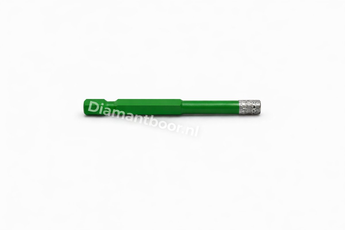 Diamant tegelboor 8 mm - HEX - Waxgevuld voor keramiek en natuursteen