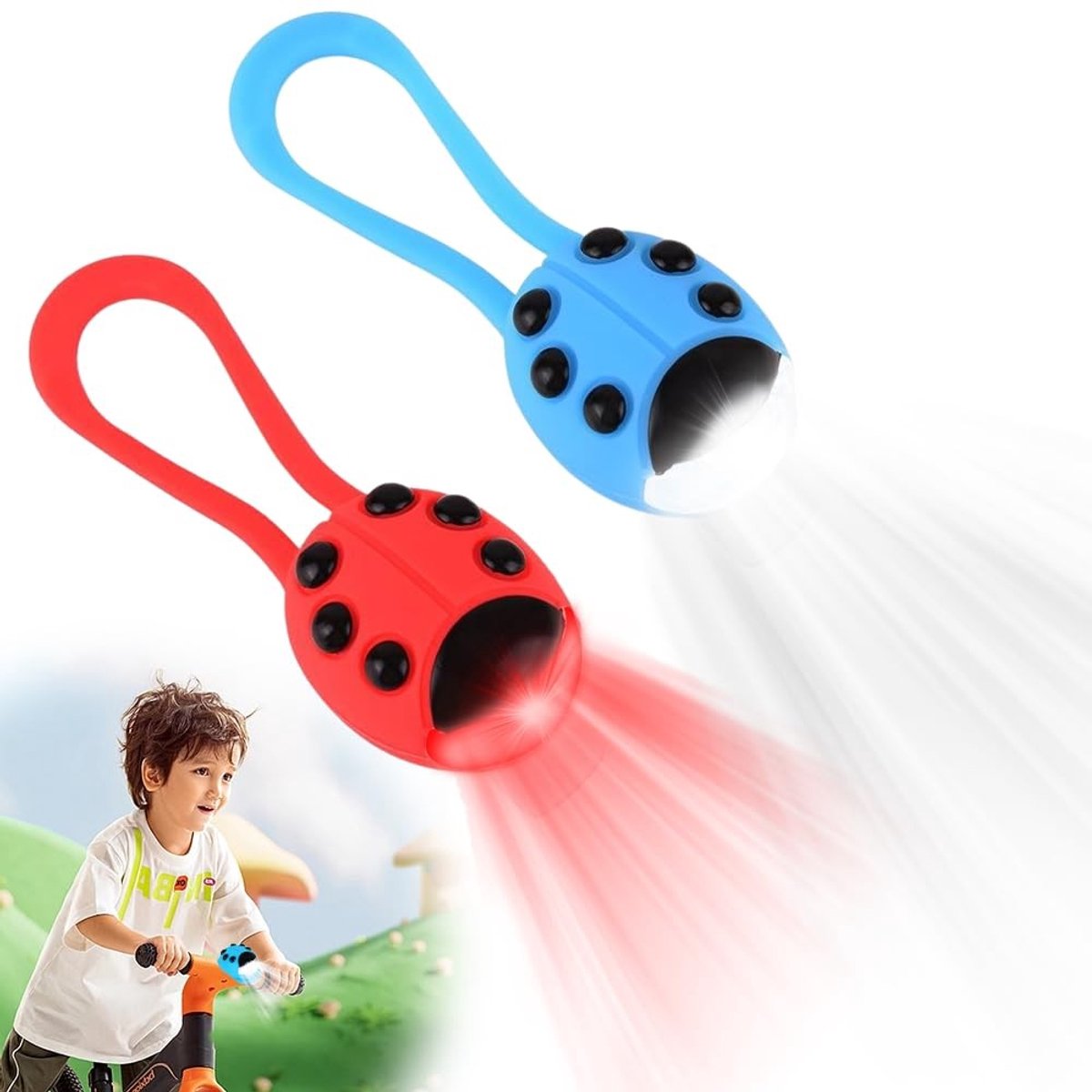 Solidchoice - Set van 2 LED Scooter Lampen met Waterdichte Functie