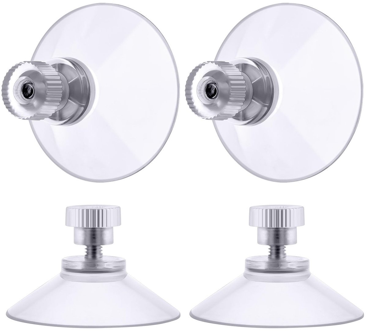 Solidchoice - Set van 6 Sterke Zuignappen met Draad