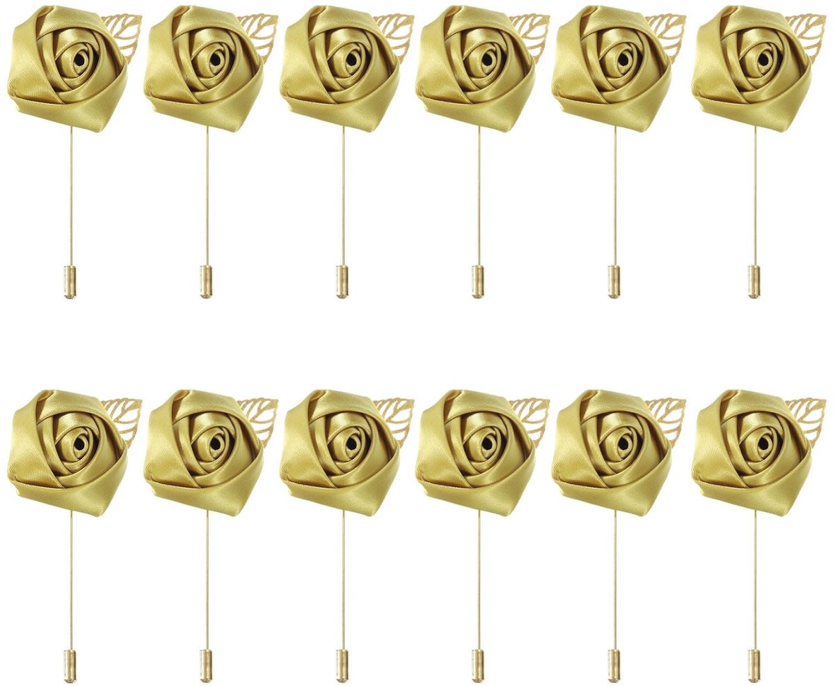 Solidchoice - 20 Rozen Boutonnières voor Bruidegom in Poederroze