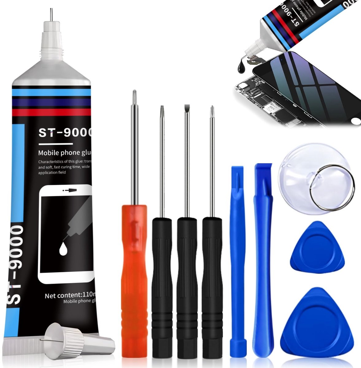 Solidchoice - Lijm voor Mobiele Telefoons en Tablets (110ml)