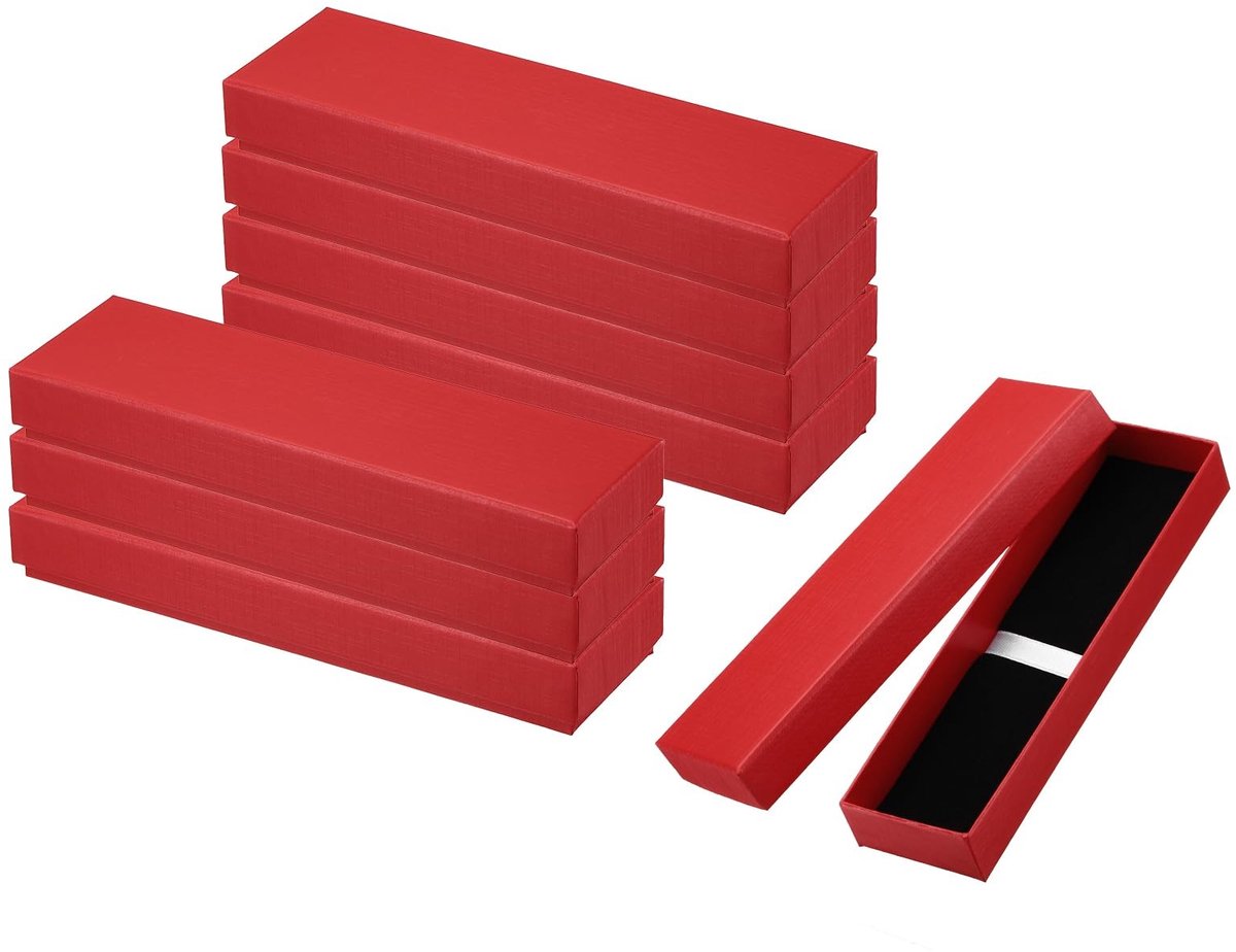 Solidchoice - Geschenkdoos voor Pennen - 8 Stuks Lege Kartonnen Presentatie Boxen