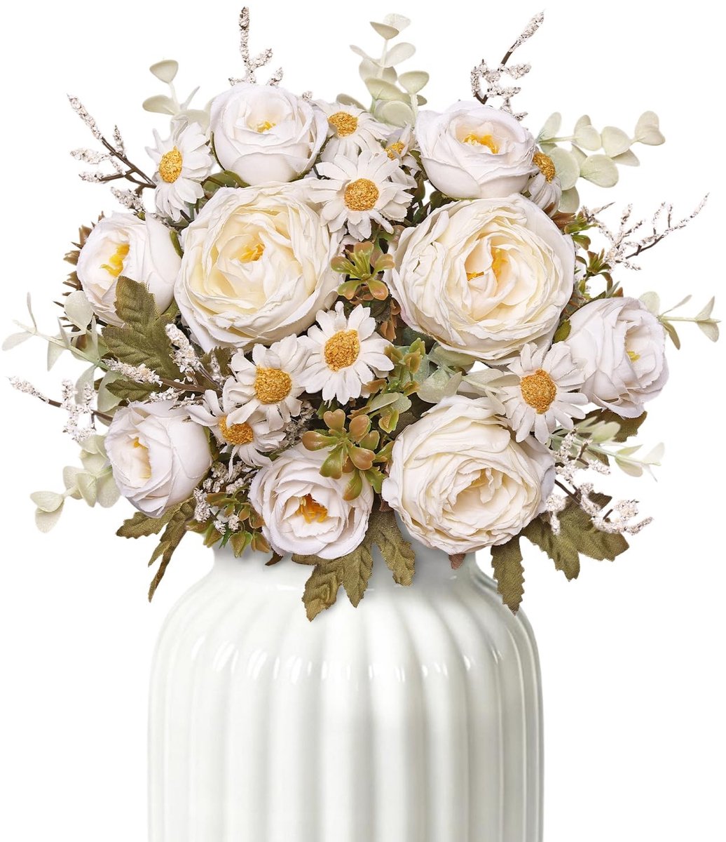 Solidchoice - Set van 3 Realistische Kunstrozen voor Tafeldecoratie