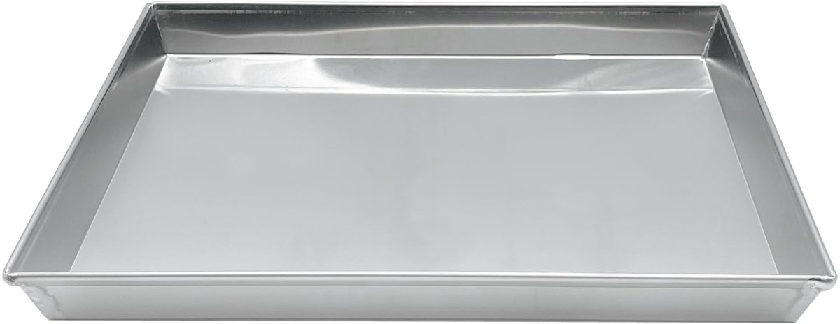 Elzusha - Rectangular Aluminium Bakplaat met Rand 45 x 35 cm