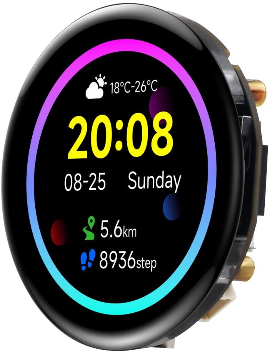 Elzusha - Ontwikkelbord met 1.4 inch AMOLED Display en ESP32-S3 Chip