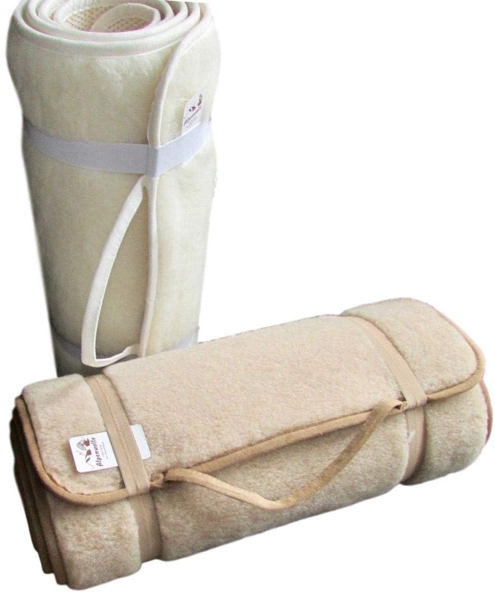 Elzusha - Sportsmat - Antislip en 100% Wol - Beige