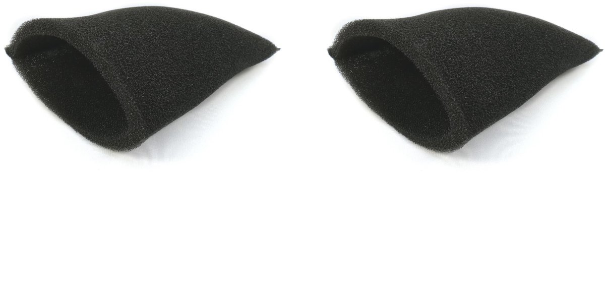 Elzusha - Schuimstoffilters Natfilter Zwart Geschikt voor Kärcher A 2251 Me - 2 Stuks