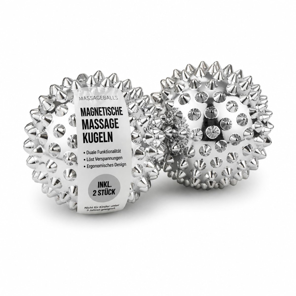 Elzusha - Set van 2 Magnetische Massageballen voor Ontspanning