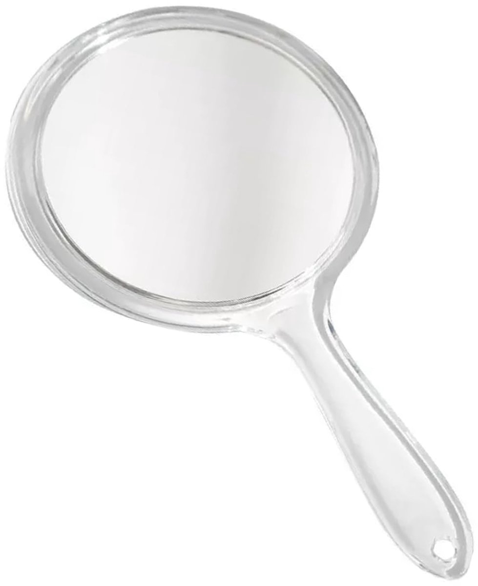 Elzusha - Professionele Make-Upspiegel - Draagbare Spiegel Met Handvat 1X/3X Vergroting