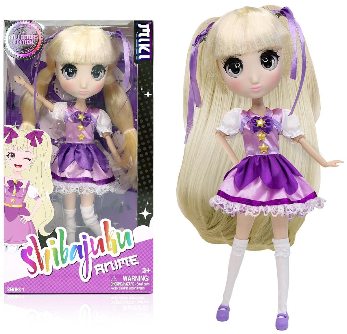 Elzusha - Miki Poppen 30 cm met Modeaccessoires - Shibajuku Anime Kiki Edition
