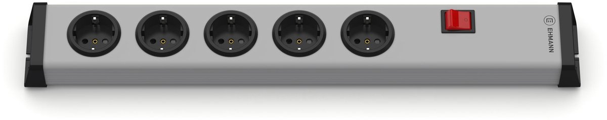 Elzusha - Powerstrip zonder Voedingskabel 5-Voudig met Schakelaar