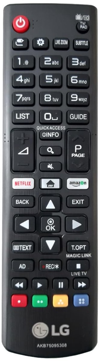 Elzusha - Originele Afstandsbediening voor LG Televisies
