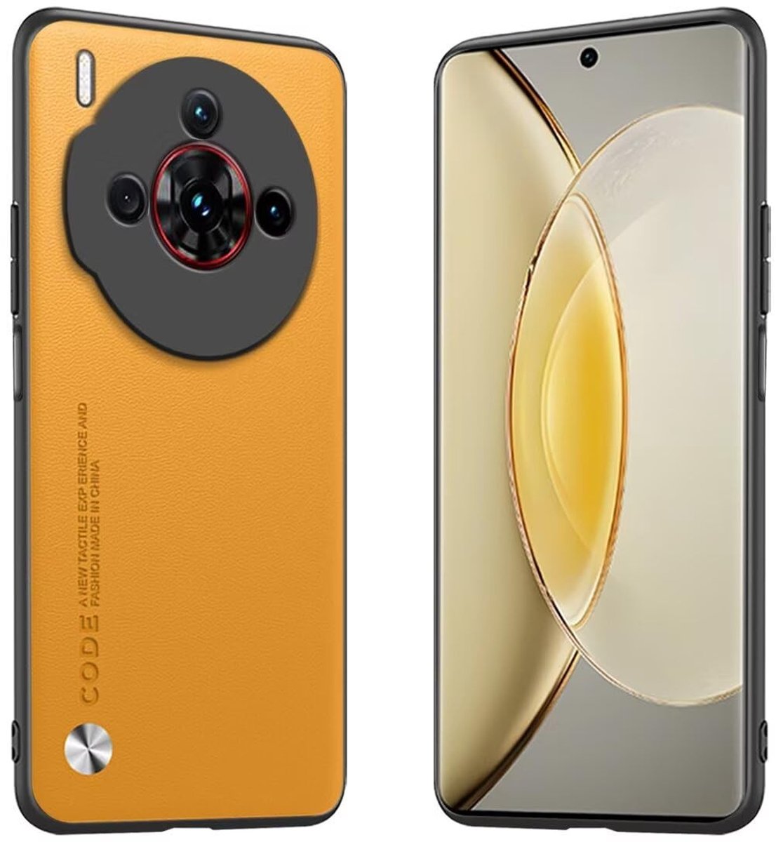 Elzusha - Beschermcase voor Nubia Z60S Pro (6.78 inch) van Metallic Leer