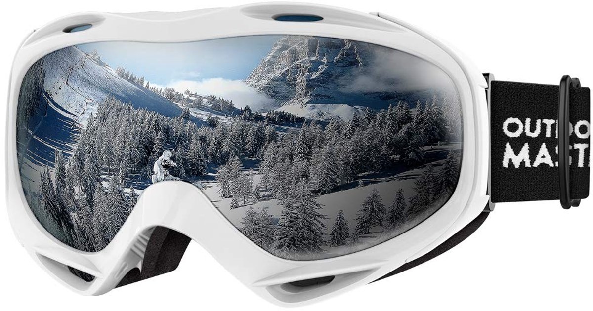 Elzusha - OTG Ski Goggles voor Volwassenen en Tieners met UV Bescherming