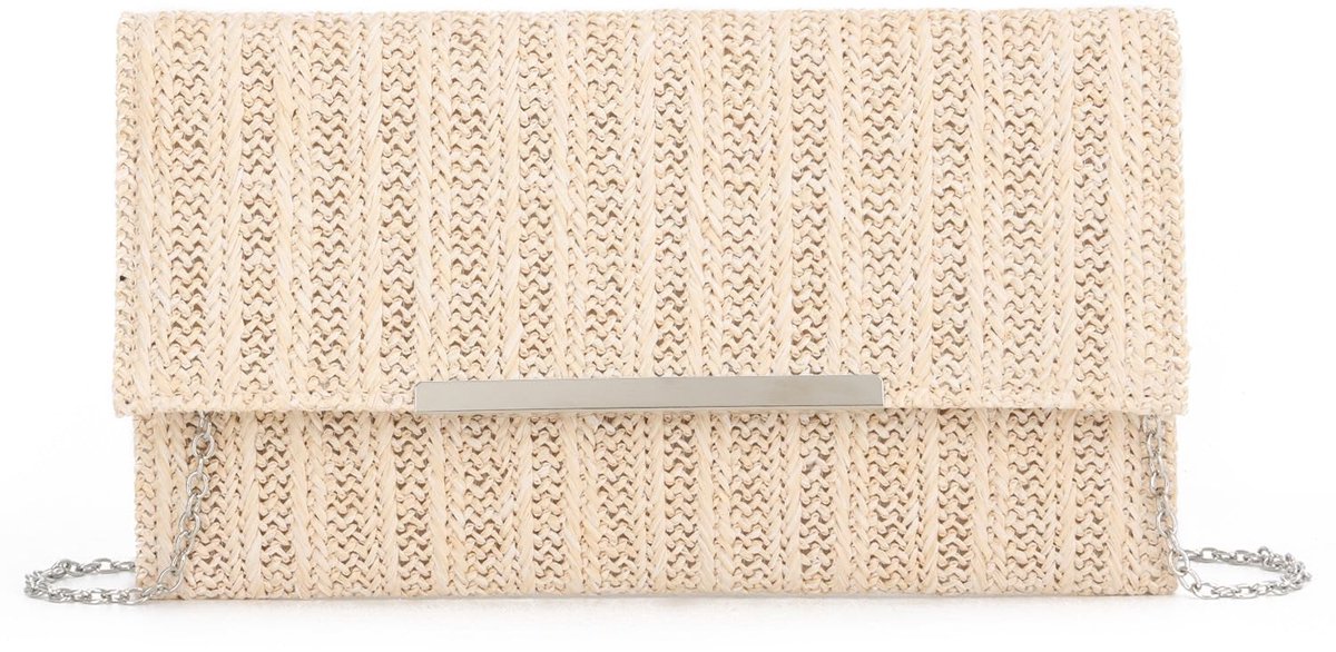 Elzusha - Bohemian Stro Clutch voor Feestjes en Bruiloften