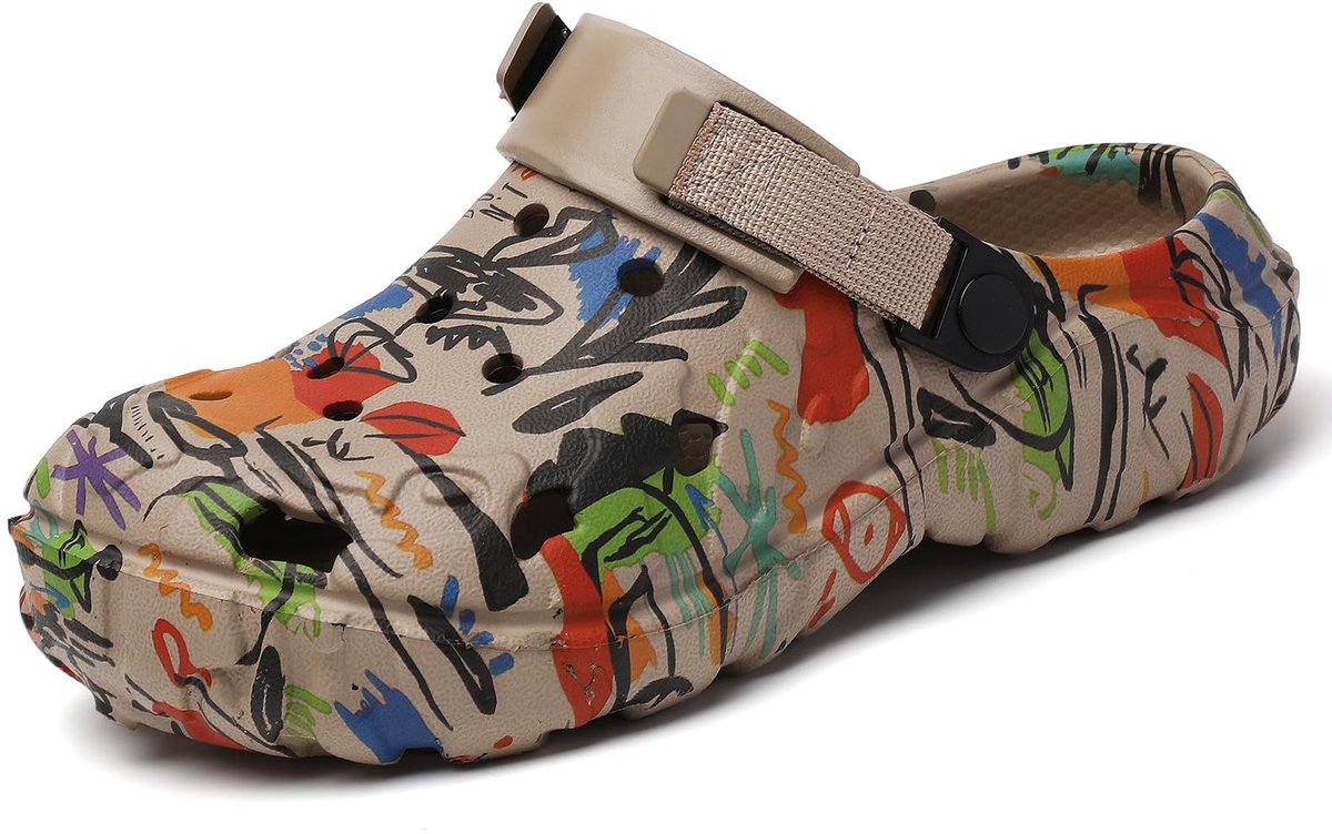 Elzusha - Heren Tuinclogs van EVA met Antislip en Waterdichte Functie