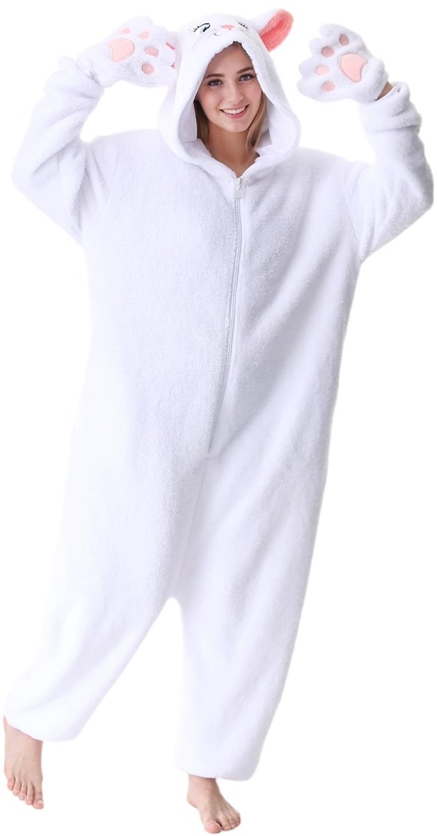 Elzusha - Unisex Dierenpyjama - Hoody - Cosplay Jumpsuit