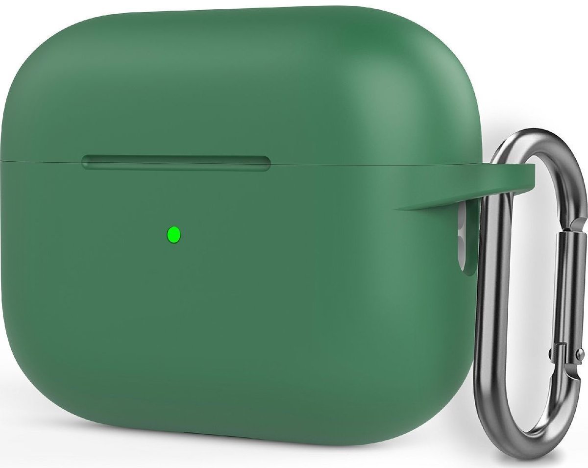 Mobigear Hoesje geschikt voor Apple AirPods Pro 2 Hoesje Flexibel Siliconen | Mobigear Classic - Groen