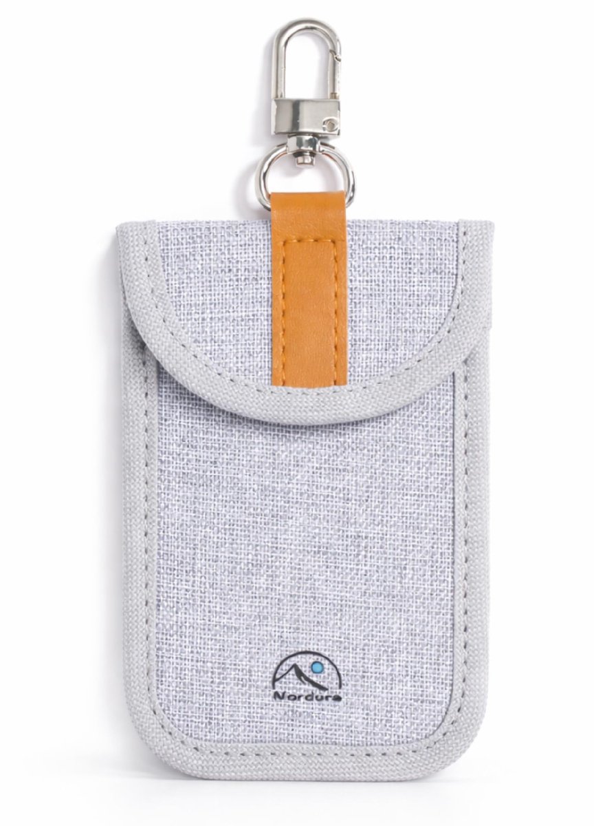 Nordura Keyless Go Sleuteltas, RFID-anti-diefstal, autosleutelhoes van linnen stof, bescherming voor draadloze sleutels - ShopVlot