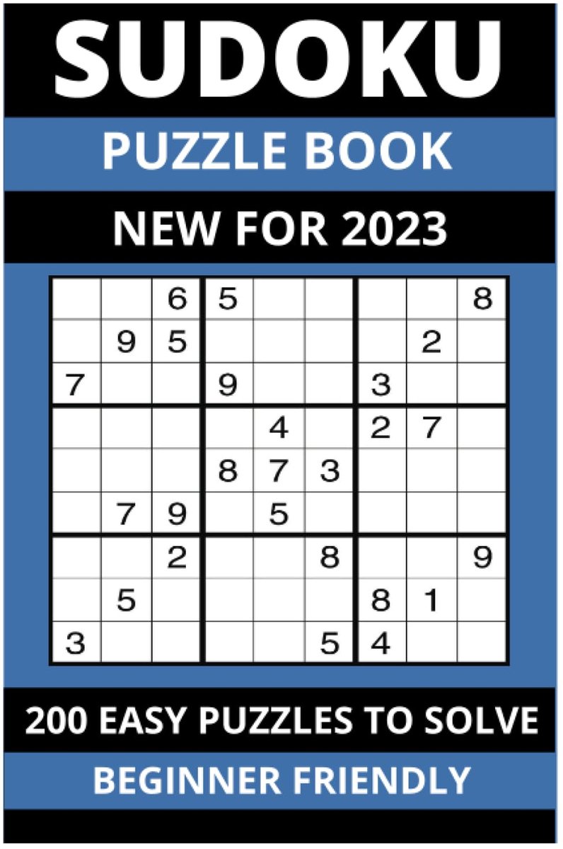 Beginner Friendly 200 Easy Puzzle Sudoku Book For Adults - With Full Solutions - ShopVlot