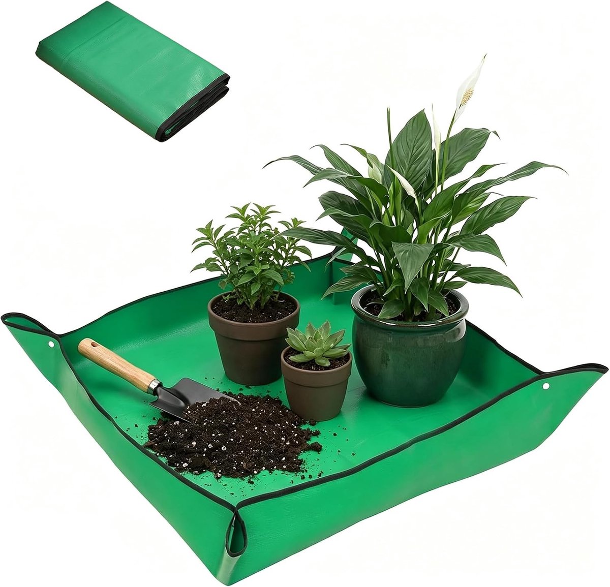 Waterdichte en Opvouwbare Plant Repotting Mat voor Tuinwerkzaamheden en Plantenverzorging
