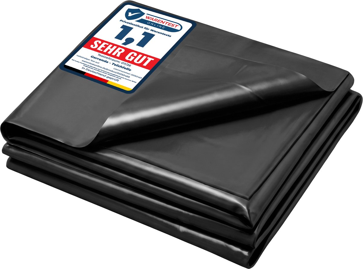 Garronda Vijverfolie 8 x 1 m PE 0,5 mm UV-bestendig 3-laags GD-0257