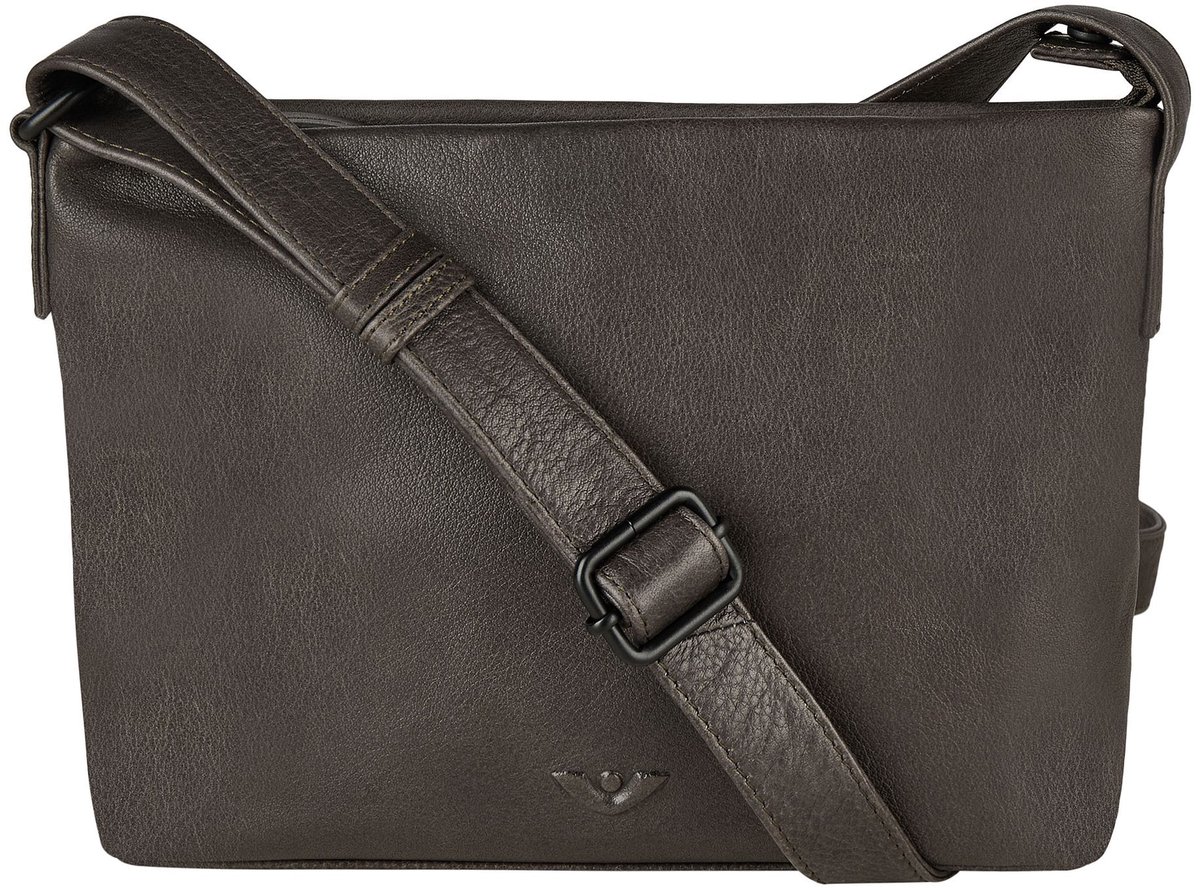 Voi Texas Crossbody tas Leder 22 cm - Dames - anthrazit