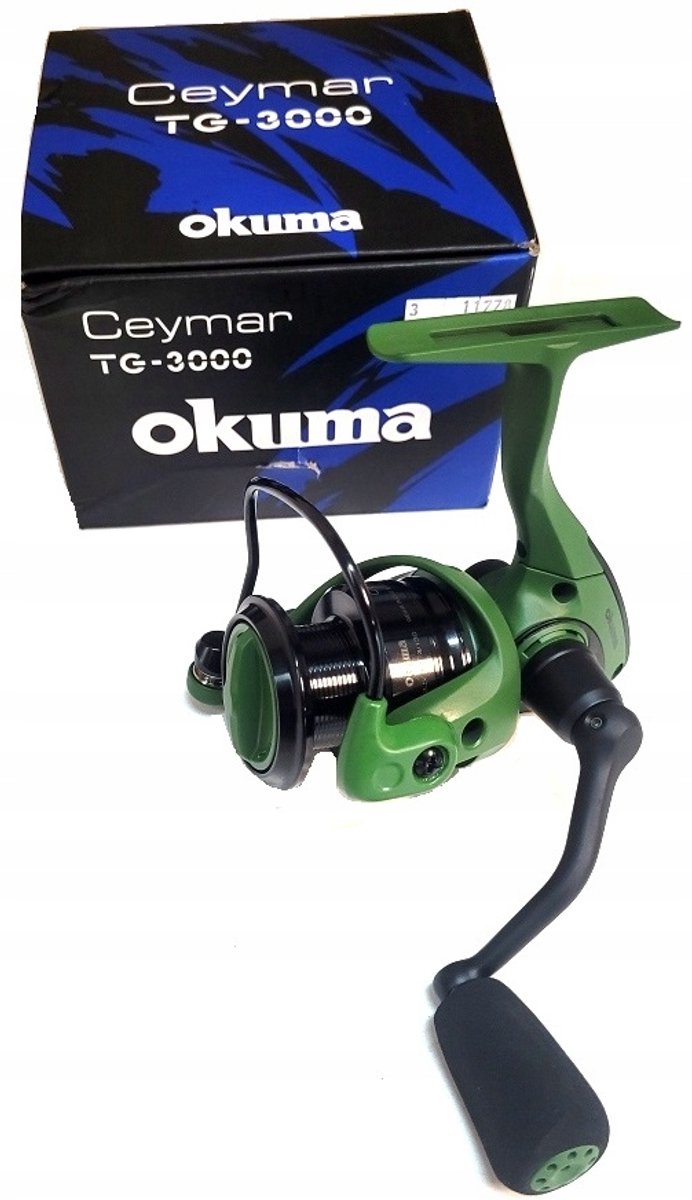 Okuma Ceymar TG 3000 Groene Spinmolen - 7+1 lagers, 5.0:1 van Okuma — afbeelding 5