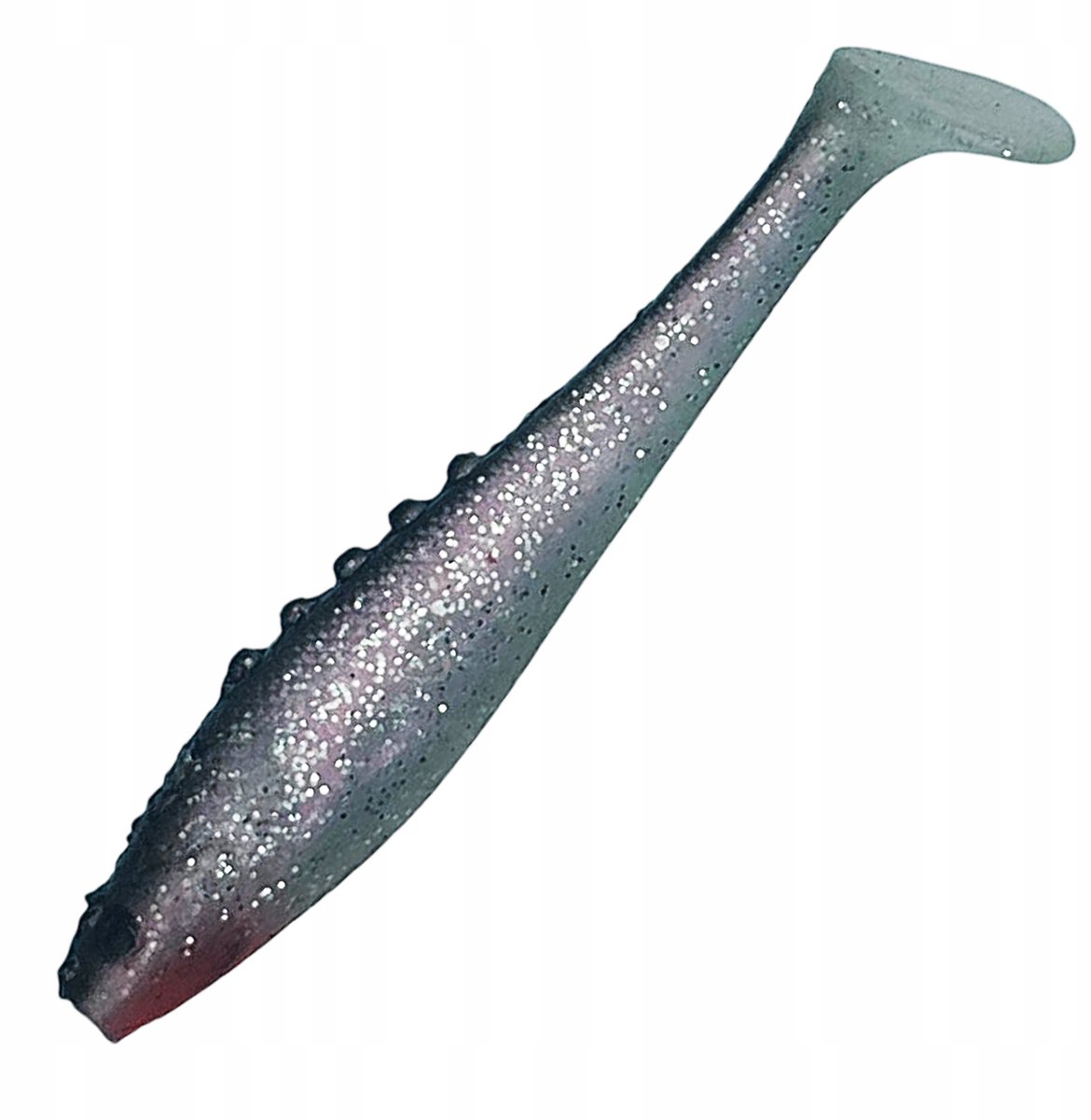 Merkloze Visimitatie 8,5cm - Zilver/Zwart - Voor Snoek & Snoekbaars
