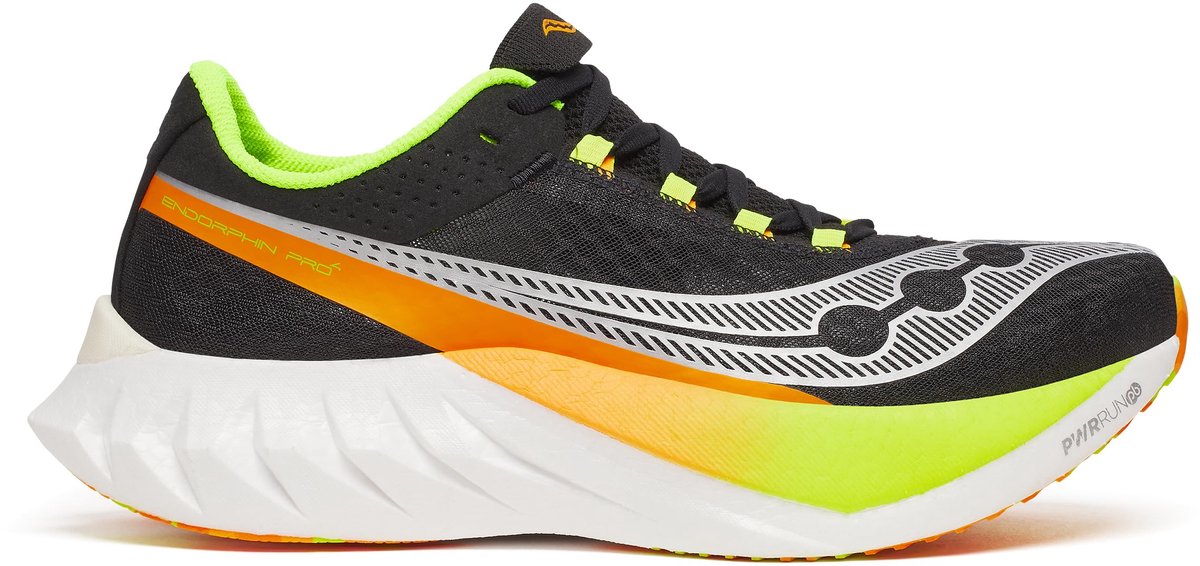 Saucony Endorphin Pro 4 - Hardloopschoen - White/Black - Maat 44.5