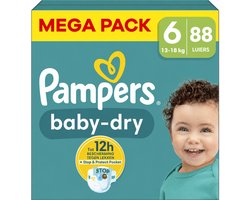 4x Pampers Baby Dry Luiers Maat 6 (13-18 kg) 22 stuks