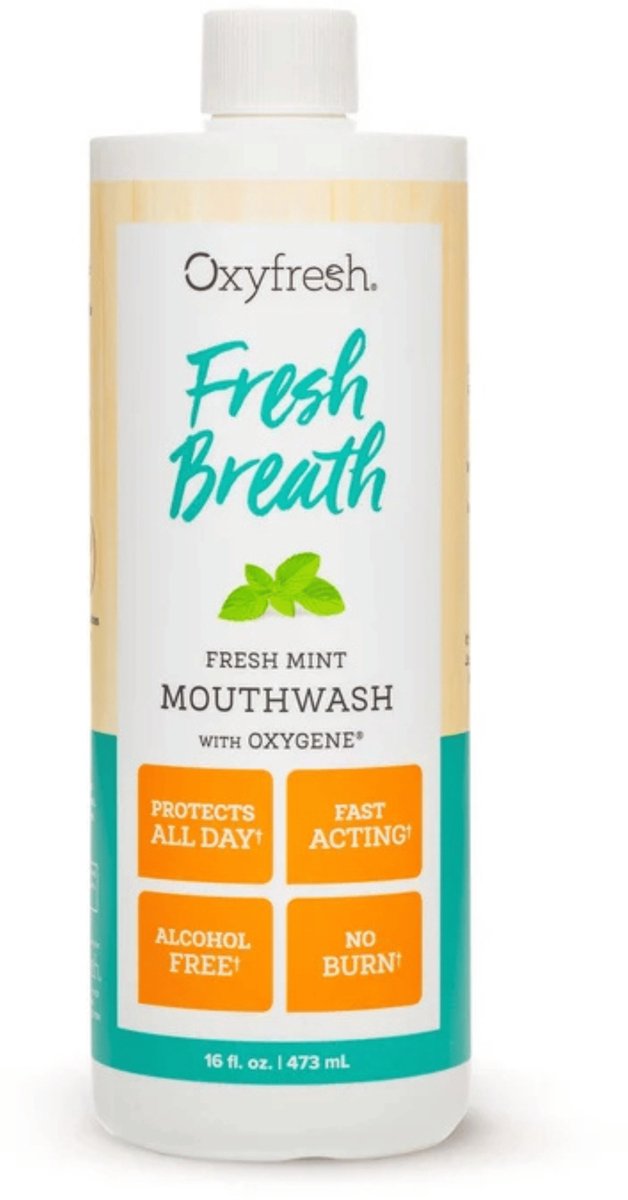 OxyFresh Fresh Mint Mondwater - Fresh Breath - Alcoholvrij - 473 ml