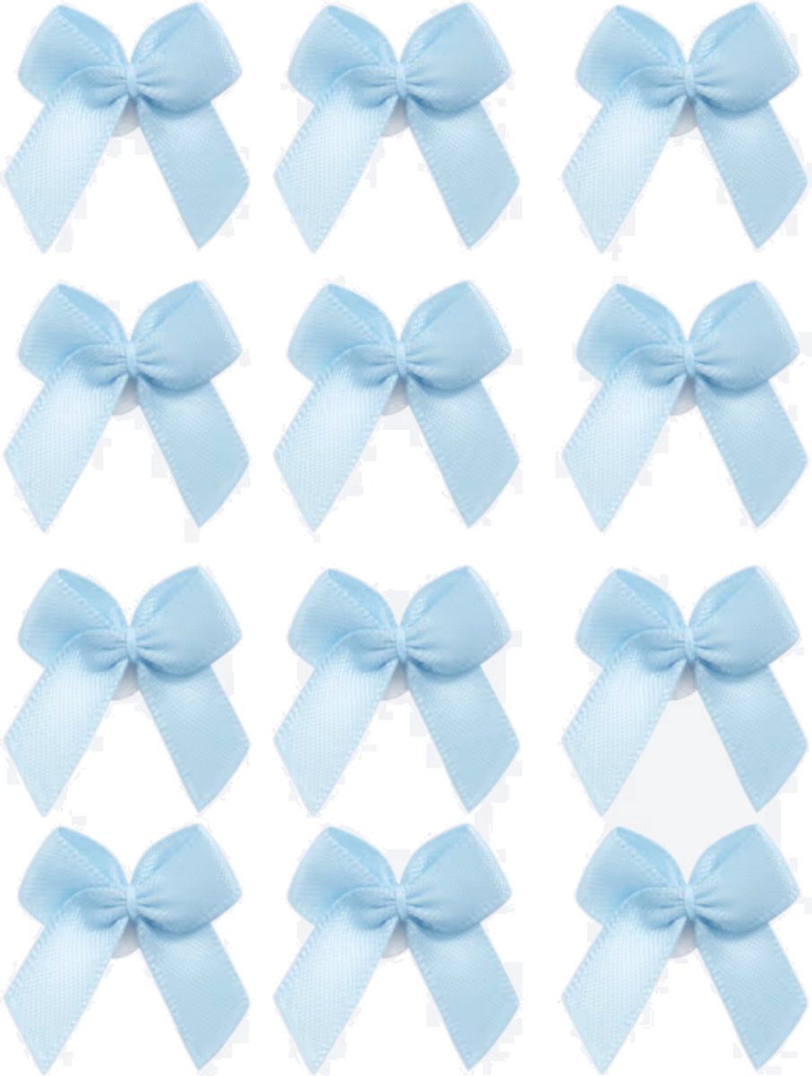decoratie strik blauwe strikjes