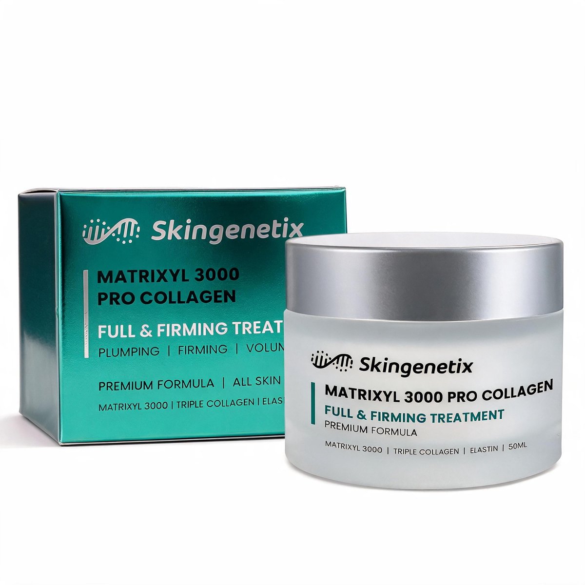 Skingenetix Matrixyl 3000 Crème - Verstevigende Gezichtscrème met Collageen en Hyaluronzuur - 50 ml
