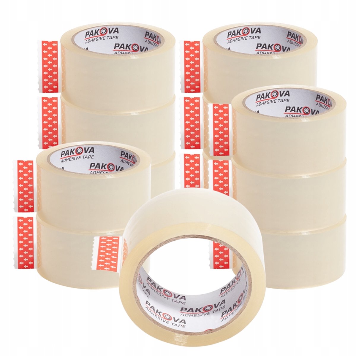 Verpakkingstape Transparant 48mm x 120m - 12 Rollen