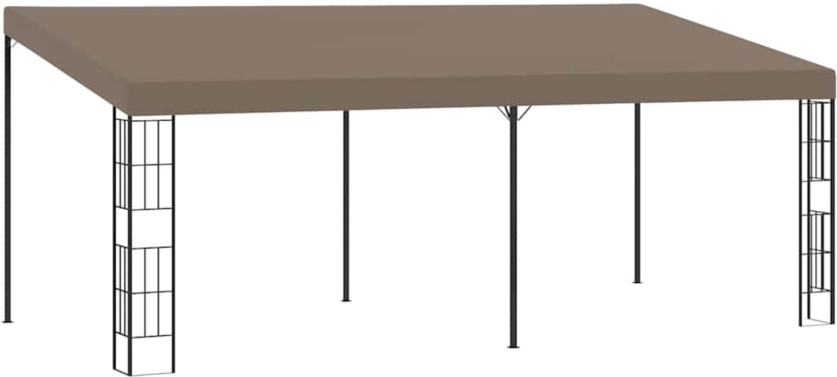 vidaXL-Wandprieel-6x3-m-stof-taupe